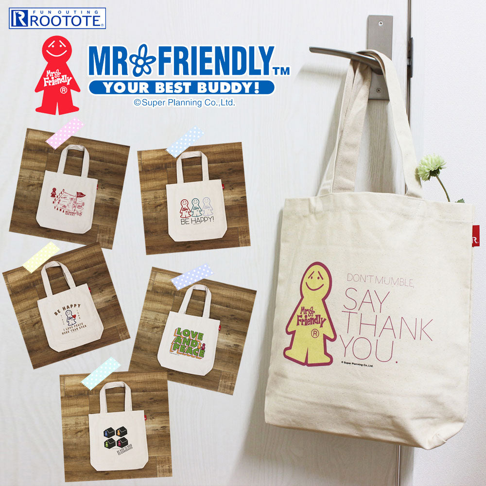 mr friendly トートバッグ